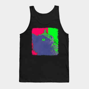 Nebelung Cat Pop Art - Cat Lover Gift Tank Top